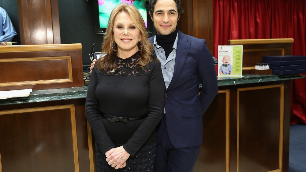 Marlo Thomas and Zac Posen, Brooks Brothers' women's creative director.