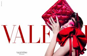 Gigi Hadid in the Valentino Spring 2018 campaign.