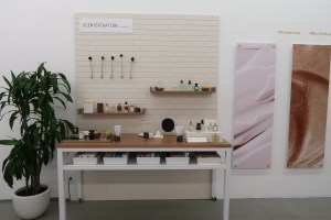 The site's beauty editors curated a selection of Nordstrom products for visitors to experiment with in the space.