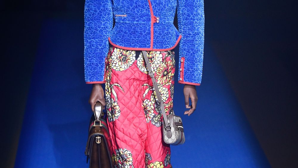 Model on the catwalkGucci show, Runway, Spring Summer 2018, Milan Fashion Week, Italy - 20 Sep 2017