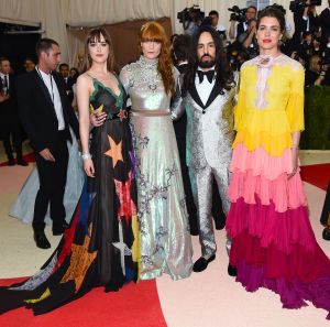 Dakota Johnson, Florence Welch, Alessandro Michele, Charlotte Casiraghi, Met Gala 2016 (manus x machina)