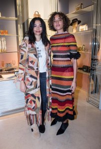 Phoebe Collings-James, Aurora JamesDior Lady Art #2 dinner, New York, USA - 30 Nov 2017