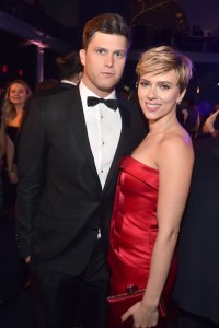 Colin Jost, Scarlett JohanssonAmerican Museum of Natural History Gala, Inside, New York, USA - 30 Nov 2017