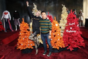 NEW YORK, NY - DECEMBER 14:  Model Elsa Hosk (L) and fashion designer Prabal Gurung attend the Prabal Gurung & Mastercard event celebrating the Love Is Love Collection at Spring Place on December 14, 2017 in New York City.  (Photo by Monica Schipper/Getty Images for IMG)