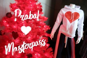 NEW YORK, NY - DECEMBER 14: A view of atmosphere and a Love Is Love sweatshirt on display at the Prabal Gurung & Mastercard event celebrating the Love Is Love Collection at Spring Place on December 14, 2017 in New York City.  (Photo by Monica Schipper/Getty Images for IMG)