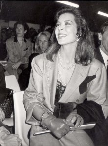 Princess Caroline Of Monaco At Chanel Show At Paris Fashion Show.Princess Caroline Of Monaco At Chanel Show At Paris Fashion Show.