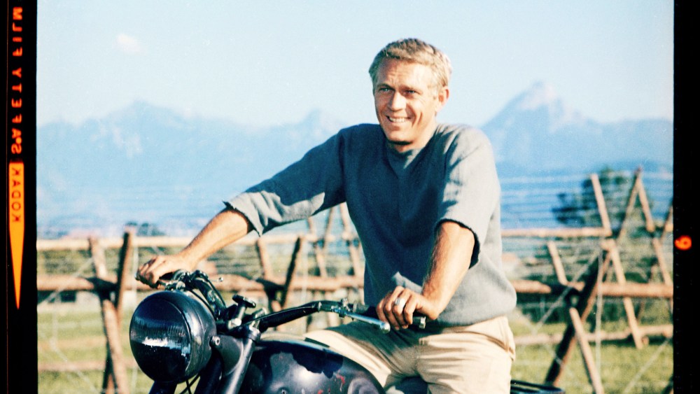 No Merchandising. Editorial Use Only. No Book Cover Usage.Mandatory Credit: Photo by Mirisch/United Artists/Kobal/REX/Shutterstock (5886179bd)Steve McQueenThe Great Escape - 1963Director: John SturgesMirisch/United ArtistsUSAScene StillAction/AdventureLa grande Evasion