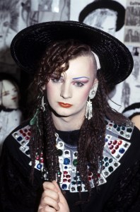Editorial Use Only / Consent for book publication must be agreed with Rex Features before useMandatory Credit: Photo by Andre Csillag/REX/Shutterstock (726404y)Boy George, LondonVarious