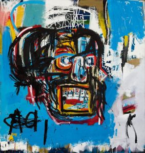 HANDOUT EDITORIAL USE ONLY/NO SALESMandatory Credit: Photo by SOTHERBY'S/HANDOUT/EPA/REX/Shutterstock (8824741a)An undated handout photo made available by Sotherby's on 18 May 2017 shows an Untitled painting created in 1982 by deceased US artist Jean-Michel Basquiat. The painting was sold to Yusaku Maezawa, founder of e-commerce company Start Today, for 110.5 million US dollar. The sale marks the highest price ever paid for a work of art by an American artist.Sotherby's sells untitled Basquiat painting to Yusaku Maezawa for 110.5 million US dollar, --- - 19 May 2017