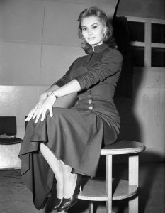 Actress Sophia Loren Pictured In 1954. Actress Sophia Loren Pictured In 1954.