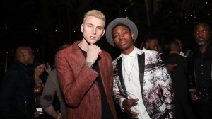 Machine Gun Kelly and RJ CylerGQ Men of the Year Awards, Inside, Los Angeles, USA - 07 Dec 2017