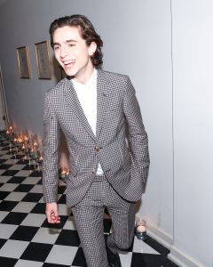 Timothee ChalametDior Homme Hosts Private Dinner to Celebrate GQ Men of the Year, Los Angeles, USA - 07 Dec 2017