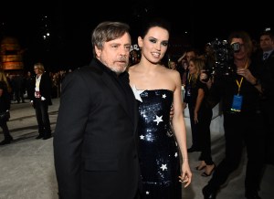 Mark Hamill and Daisy Ridley'Star Wars: The Last Jedi' film premiere, Arrivals, Los Angeles, USA - 09 Dec 2017