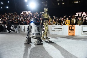 R2-D2 and C-3PO
'Star Wars: The Last Jedi' film premiere, Arrivals, Los Angeles, USA - 09 Dec 2017