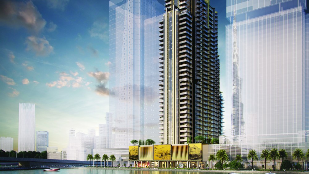 A rendering of the "I Love Florence" tower in Dubai