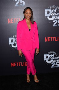 tiffany haddish, def comedy jam 25, netflix, red carpet style