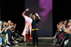 The designers of WRKDEPT during their finale walk.