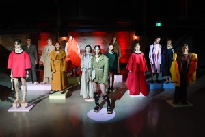 Models on the runway of SET during RESET™ 001.