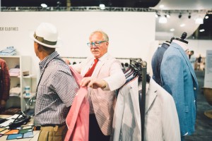 Business being done at THE TENTS in Las Vegas.