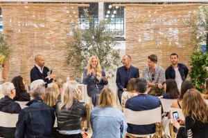 Lee Ann Sauter hosting a panel during the September Coterie show.
