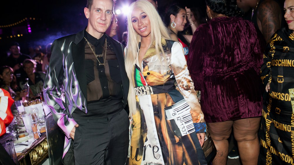 Jeremy Scott and Cardi B