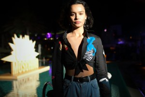 The scene at the Moschino dinner.