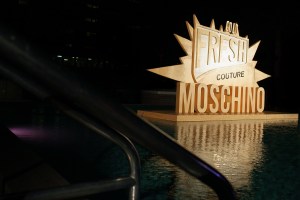The scene at the Moschino dinner.