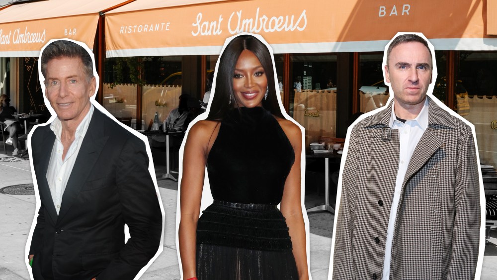 They Are...Congregating at Sant Ambroeus and Bar Pitti