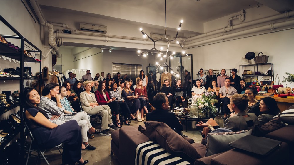 A panel on sustainable fashion organized by The Hula.