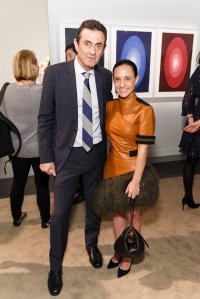 SAN FRANCISCO, CA - January 10 -  Neal Benezra and Becca Prowda attend FOG Design+Art Preview Gala 2018 on January 10th 2018 at Fort Mason Center in San Francisco, CA (Photo - Devlin Shand for Drew Altizer Photography)
