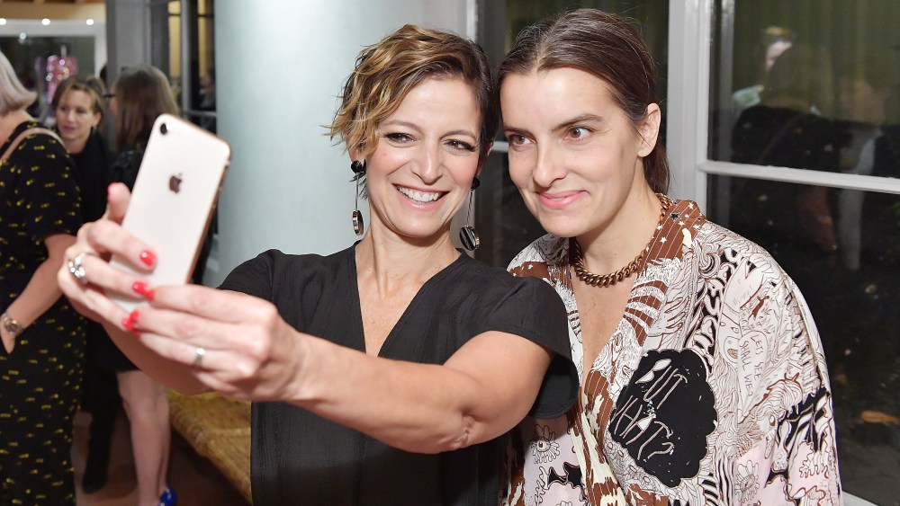Cindi Leive (L) and Rachel Comey attend Conde Nast & The Women's March Organizers Host a Cocktail Party to Celebrate the One Year Anniversary of the March & the Publication of Together We Rise on January 24, 2018 in West Hollywood, California. (Photo by Stefanie Keenan/Getty Images for GLAMOUR)