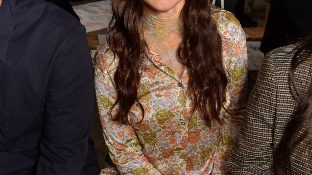 Juliette Lewis front row at Acne Studios