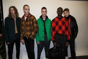 Backstage at AMI Alexandre Mattiussi Men's Fall 2018