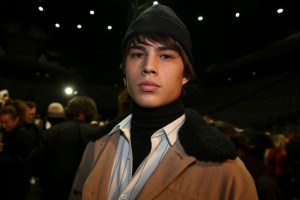 Backstage at AMI Alexandre Mattiussi Men's Fall 2018