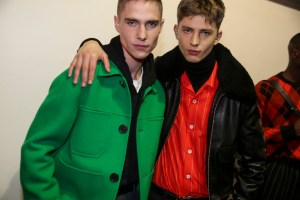 Backstage at AMI Alexandre Mattiussi Men's Fall 2018