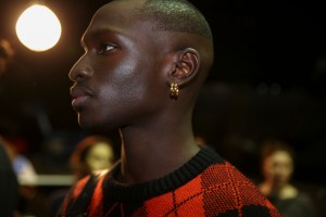 Backstage at AMI Alexandre Mattiussi Men's Fall 2018