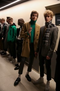 Backstage at AMI Alexandre Mattiussi Men's Fall 2018