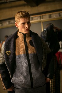 Backstage at Astrid Andersen Men's Fall 2018