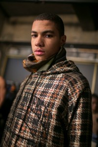 Backstage at Astrid Andersen Men's Fall 2018