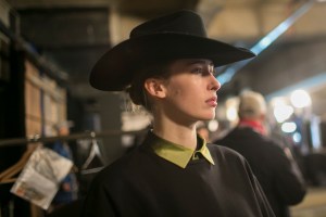 Backstage at Astrid Andersen Men's Fall 2018