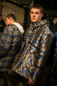 Backstage at Astrid Andersen Men's Fall 2018