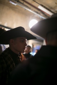 Backstage at Astrid Andersen Men's Fall 2018