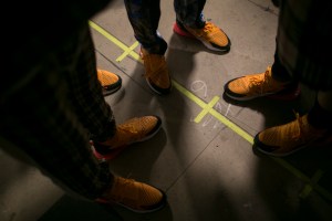 Backstage at Astrid Andersen Men's Fall 2018