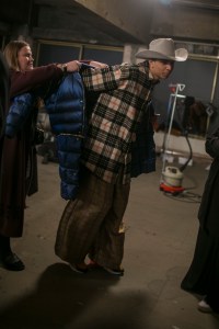 Backstage at Astrid Andersen Men's Fall 2018