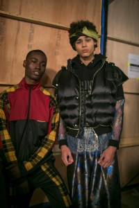 Backstage at Astrid Andersen Men's Fall 2018
