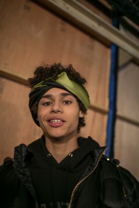 Backstage at Astrid Andersen Men's Fall 2018