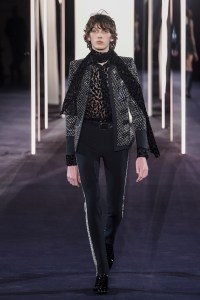 Model on the catwalk