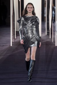 Model on the catwalk
