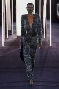 Model on the catwalk