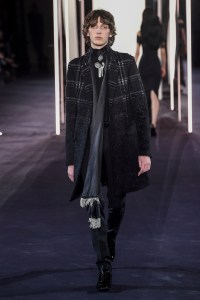 Model on the catwalk